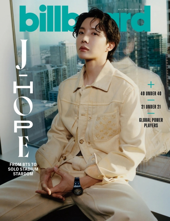 방탄소년단 제이홉 "이제 시작일 뿐"..美 빌보드 매거진 커버 장식
