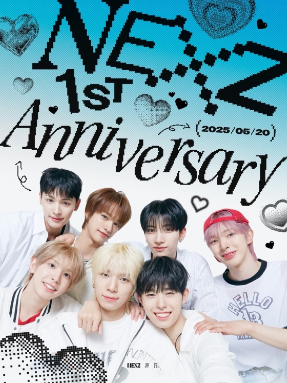 NEXZ 글로벌 데뷔 1주년 축전 이미지/사진제공=JYP엔터테인먼트