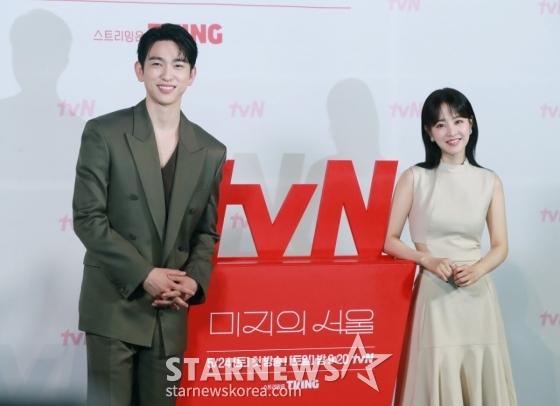 박진영-박보영 '미지의 서울, 기대하세요'[★포토]