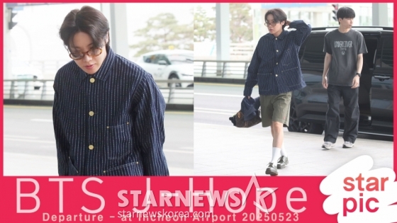 BTS 제이홉 '어린왕자 같은 모습으로 출국!'[★영상]