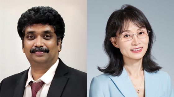 라자벨 삼성리서치 인도 벵갈루루연구소 연구원(왼쪽), 리샹 삼성리서치 중국 베이징연구소 연구원