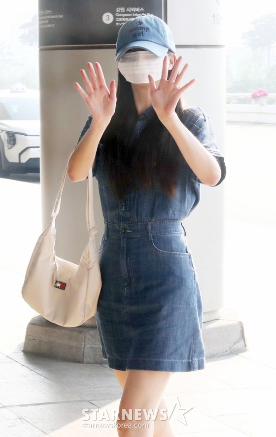 아이브 장원영 '잘 다녀올게요'[★포토]