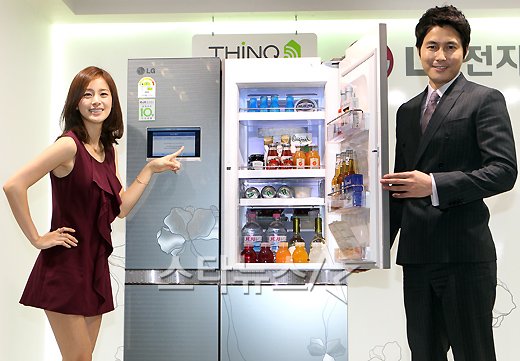 [★포토]정우성-김태희, 스마트 냉장고가 나왔어요! 