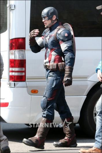 [★포토]크리스 에반스, 상암동에 등장한 '캡틴 아메리카'
