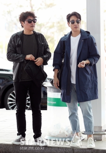 [★포토]송강호-이선균, '두 배우들의 칸 출국 패션'