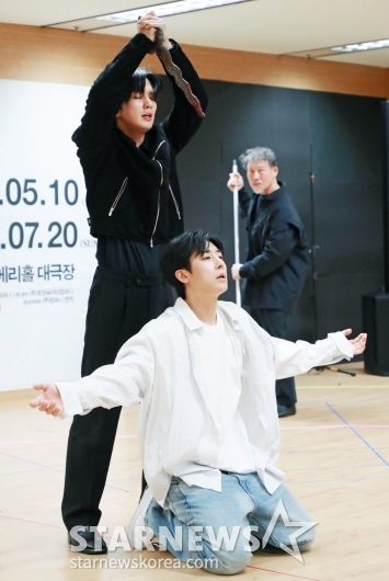 연극 '킬링 시저' 연습실 공개