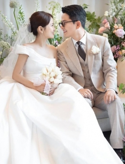 "웰컴 25호" 김지민♥김준호, 결혼식 비하인드 사진 공개