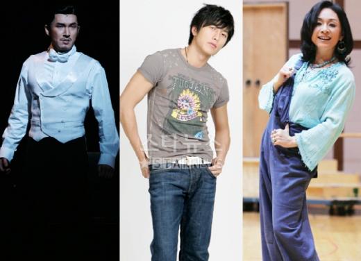 ↑(왼쪽부터)조승우, 박건형, 박해미
