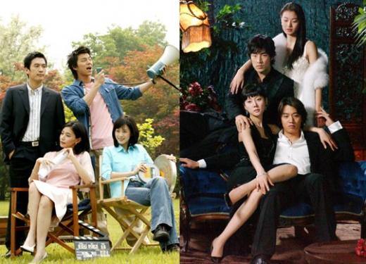 ↑실패한 '영화사 드라마'로 꼽히는 SBS '스크린'(왼쪽)과 MBC '사랑한다 말해줘'