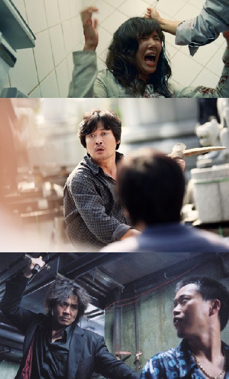 위부터 '오로라공주' '추격자' '올드보이'. 