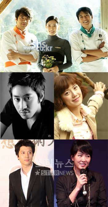 ↑(위에서부터) '식객' '최강칠우' '밤이면밤마다'의 주인공들<br /><br />
ⓒ SBS('식객'), 머니투데이 스타뉴스