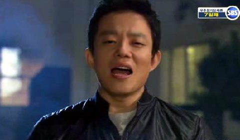 ↑SBS '온에어' 이범수의 노래장면 캡처화면