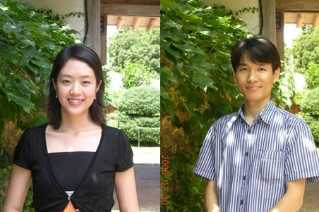 ↑ 고민정 조기영 부부(출처: 고민정 미니홈피)