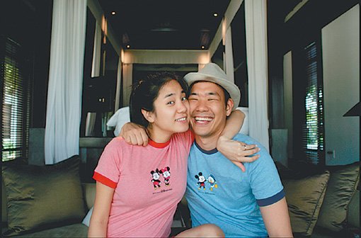 ↑ 김진표 윤주련 (출쳐= 김진표 미니홈피)