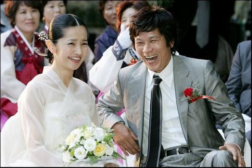 ↑지난 2006년 9월 결혼식장에서의 김뢰하-박윤경 부부ⓒ임성균기자