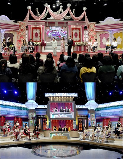 분리된 '일밤' 1부 '우리 결혼했어요'(위)와 2부 '세바퀴' ⓒMBC