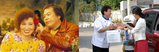'서울뚝배기'와(좌) '돌아온 뚝배기'(우)의 안동팔과 마담 ⓒKBS