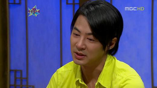↑지난 25일 MBC '무릎팍 도사'에 출연한 전진 (사진출처=화면캡처)