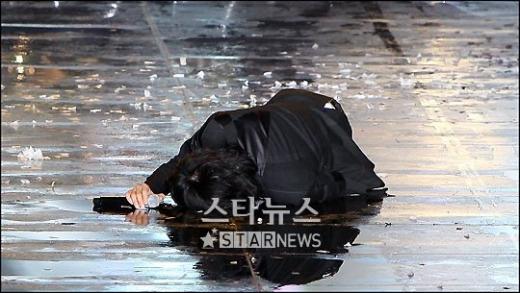 '서해안 페스티벌' 공연 중 무대에서 쓰러진 김장훈 ⓒ송희진 기자 songhj@
