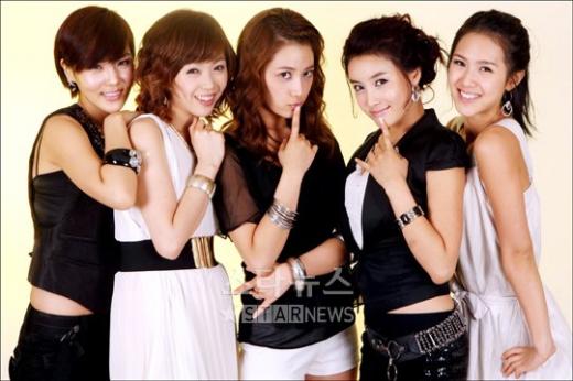 '베이비복스' 오민진, 황연경, 양은지, 안진경, 박소리(왼쪽부터) ⓒ송희진 기자