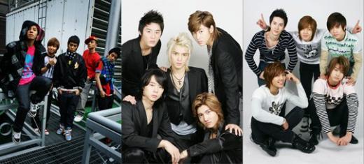 2008년 하반기 컴백을 앞둔 빅뱅, 동방신기, SS501(왼쪽부터) ⓒ머니투데이 스타뉴스