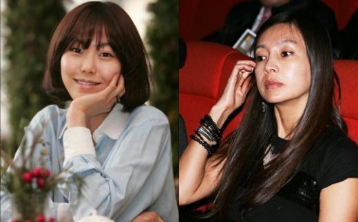 ↑김민희(왼쪽)과 황신혜(오른쪽)