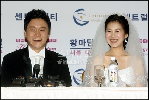 개그맨 김학도 프로 바둑기사 한해원씨 커플 ⓒ홍봉진 기자