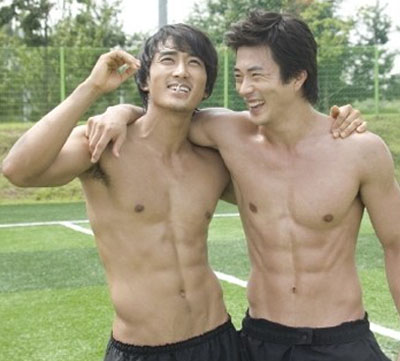송승헌,권상우(좌부터) ⓒ영화 '숙명'