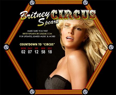 ↑ 'BritneySpearsCircusLeak' 웹사이트