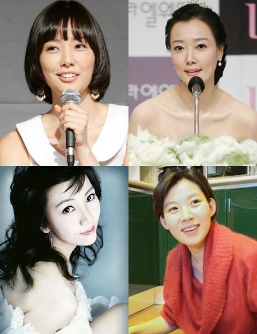↑손태영-손혜임 자매(위)와 설수진-설수현 자매(아래)<br /><br />
<설수진 사진출처=TBS 교통방송 '설수진의 Live FM' 사진방> <br /><br />
