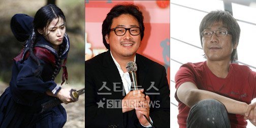 배우 전지현, 박찬욱 감독, 김태균 감독(왼쪽부터) ⓒ 머니투데이 스타뉴스