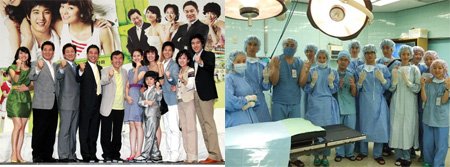 ↑ KBS 드라마 '서울뚝배기'(왼쪽)과 MBC 드라마 '종합병원2'