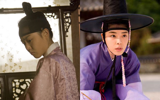 '바람의 화원' 문근영(왼쪽), '미인도' 김민선