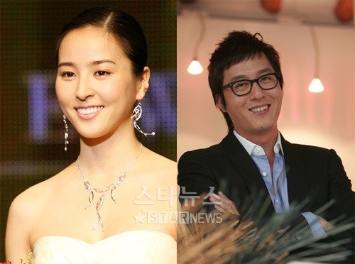 SBS 새 월화드라마 '떼루아'의 주인공 한혜진(왼쪽)과 김주혁 ⓒ머니투데이 스타뉴스