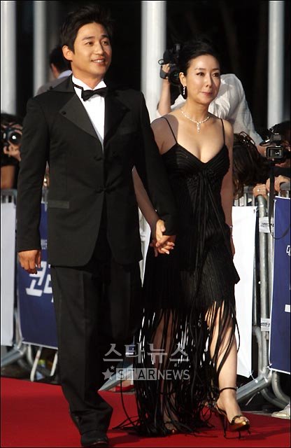 전노민(왼쪽)·김보연 부부 ⓒ홍봉진 기자 hongga@