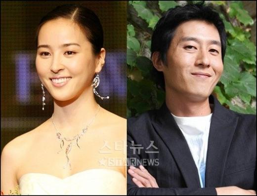 '떼루아'의 주연을 맡은 한혜진(왼쪽)과 김주혁 ⓒ임성균, 송희진 기자