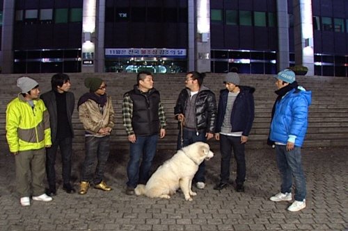 지상렬과 함께한 BS 2TV '해피선데이'의 '1박2일'팀 <사진출처=KBS>