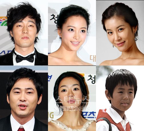 소지섭, 한예슬, 한은정, 신명철, 서우, 강지환(시계방향) ⓒ 머니투데이 스타뉴스