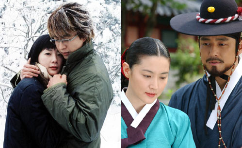 한류 붐을 이끈 드라마로 꼽히는 KBS '겨울연가'와 MBC '대장금' <사진출처=KBS,MBC>