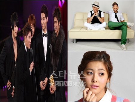 동방신기,다이나믹듀오,솔비(왼쪽부터 시계방향으로) ⓒ머니투데이 스타뉴스