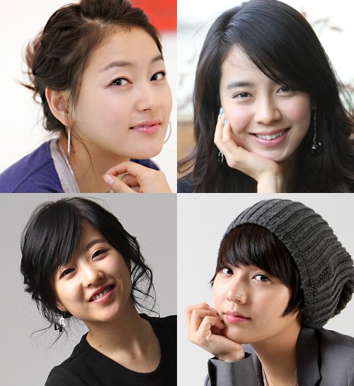 박진희, 송지효, 유진, 박보영(시계방향) ⓒ 머니투데이 스타뉴스