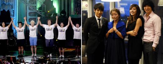 MBC '무한도전'과 '일밤'-'우리 결혼했어요' 출연진 <사진제공=iMBC>