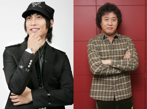 가수 김원준, 개그맨 정준하(오른쪽) ⓒ 머니투데이 스타뉴스