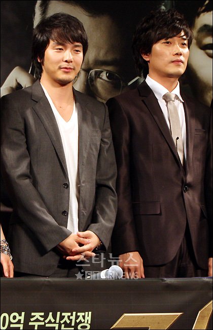 배우 박용하 박희순(오른쪽) ⓒ 임성균 기자