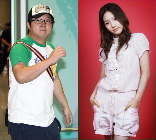 ↑정형돈(왼쪽)과 태연
