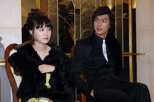 방송중인 KBS 2TV 월화미니시리즈 '꽃보다 남자' 구혜선(왼쪽)과 이민호 <사진제공=그룹에이트>