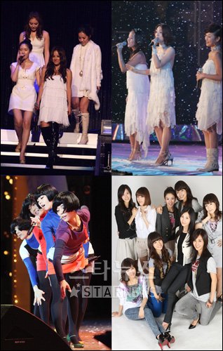 사진왼쪽부터 시계방향으로 핑클 S.E.S 소녀시대 원더걸스 ⓒ머니투데이 스타뉴스