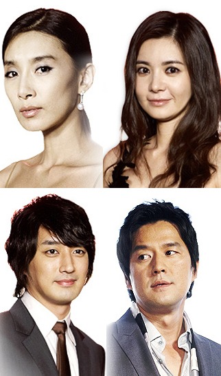 SBS 일일드라마 '아내의 유혹'의 출연진들. <사진='아내의 유혹' 홈페이지>