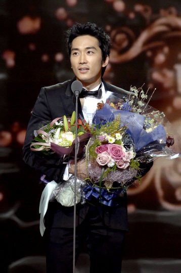 2008 MBC연기대상 수상 당시의 송승헌 <사진제공=iMBC>