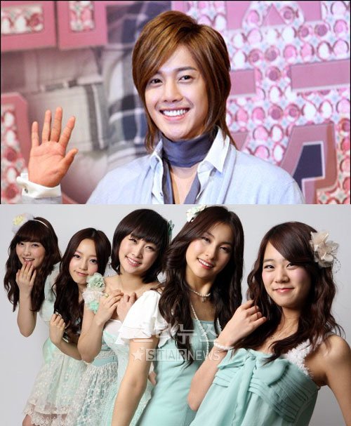 ↑김현중(위)와 카라